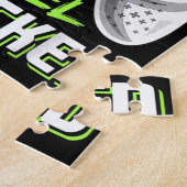 Eerste schooldag van de onvergrendelde gamer in de legpuzzel (Zijkant)