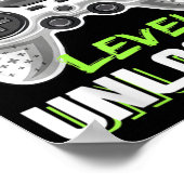 Eerste schooldag van de onvergrendelde gamer in de poster (Hoek)