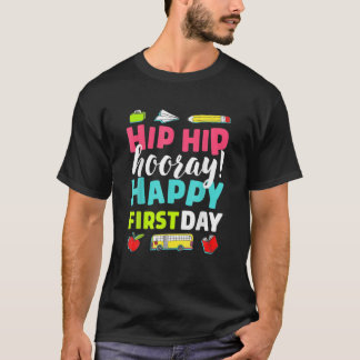 Eerste schooldag voor leerling-kind naar school t-shirt
