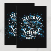 EERSTE SCHOOLDAG WELKOM OP SCHOOL 2025 KAART (Voorkant / Achterkant)