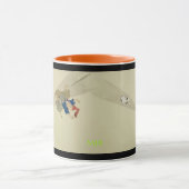 Eerste scrol, oude Japanse hartslag Mok (Midden)