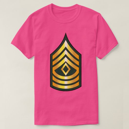 Eerste sergeant 1SG wo Txt T-shirt (Design voorkant)