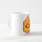 Eerste sergeant koffiemok (Voorkant links)