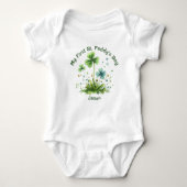 Eerste Shamrock van St. Paddy's Day Romper (Voorkant)