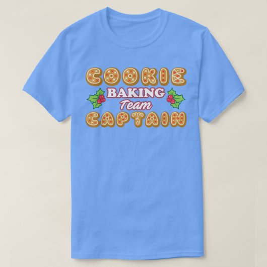 Eerste Shirt Cookie Baking Team Kapitein 912 (Design voorkant)