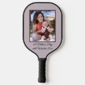 Eerste Sierkussen van moederdag foto Pickleball Paddle (Achterkant)
