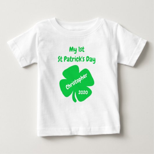 Eerste Sint Patrick's Day (Voorkant)