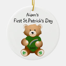 Eerste Sint-Patrick's Day Ornament