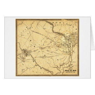 Eerste slag op Bull Run - Panoramiek uit de burger