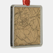 Eerste slag op Bull Run - Panoramiek uit de burger Metalen Ornament (Rechts)