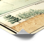 Eerste slag op Bull Run - Panoramiek uit de burger Poster (Hoek)