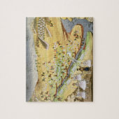 Eerste slag tussen Grieken en Turken, bij de Alam Legpuzzel (Verticaal)