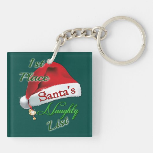 Eerste Sleutelhanger van de Naughty List van de Ke (Achterkant)