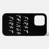 Eerste slogan Quote Handgeschreven stijl Case-Mate iPhone Case (Achterkant (horizontaal))