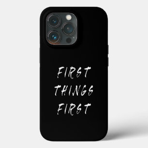 Eerste slogan Quote Handgeschreven stijl iPhone 13 Pro Hoesje
