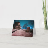 Eerste sneeuw bedankkaart (Voorkant)