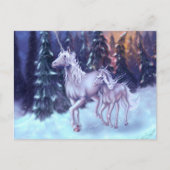 Eerste sneeuw briefkaart (Voorkant)