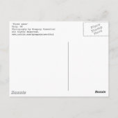 eerste sneeuw briefkaart (Achterkant)