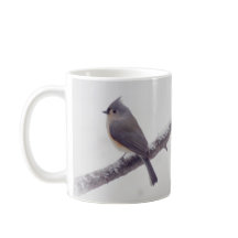 Eerste sneeuw - Gektufte vogelvogels