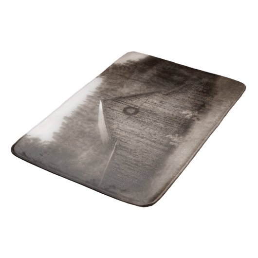 Eerste sneeuw in november Bath Mat (Gekanteld)