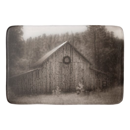 Eerste sneeuw in november Bath Mat (Voorkant)