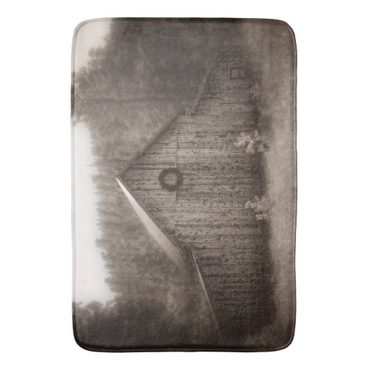 Eerste sneeuw in november Bath Mat (Voorkant Verticaal)