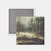 Eerste sneeuw magneet (Voorkant / Achterkant)