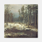 Eerste sneeuw magneet (Voorkant)