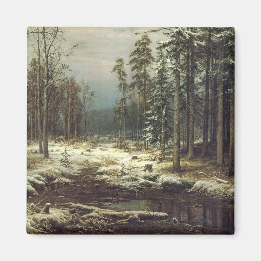 Eerste sneeuw magneet (Voorkant)