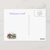 Eerste sneeuw met je ontbrekende postkaart (Achterkant)