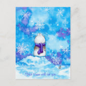 Eerste sneeuw met je ontbrekende postkaart (Voorkant)