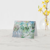 Eerste sneeuw op NewBridge Kaart (Gele Bloem)