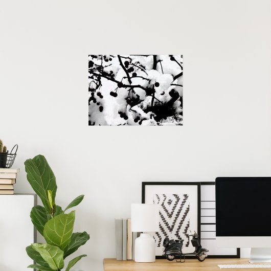 Eerste sneeuw poster (Thuiskantoor)