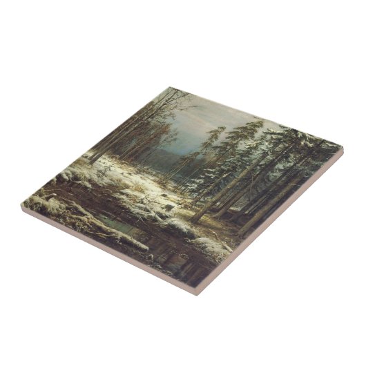 Eerste sneeuw tegeltje (Zijkant)