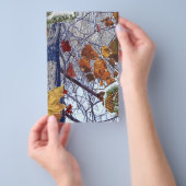 Eerste sneeuw Winter Camouflage Print Flyer (Hand)