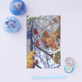 Eerste sneeuw Winter Camouflage Print Flyer (Enkel)