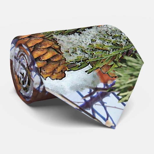 Eerste sneeuwkamo stropdas (Opgerold)