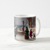 Eerste sneeuwkerscène koffiemok (Voorkant rechts)