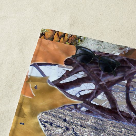 Eerste sneeuwruimdecor strandlaken (In situ)