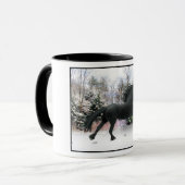 "Eerste sneeuwrun" Mok (Voorkant links)