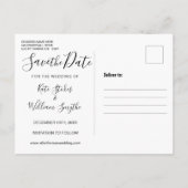 Eerste sneeuwvlokken Agenda sparen de Datum Aankondigingskaart (Achterkant)