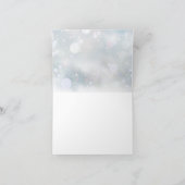 Eerste sneeuwvlokken Dank je Kaart (Binnen)