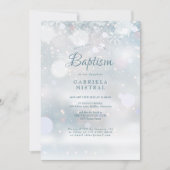 Eerste sneeuwvlokken Doop Christening Kaart (Voorkant)