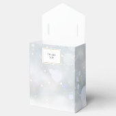 Eerste sneeuwvlokken WinterBaby shower Bedankdoosjes (Geopend)