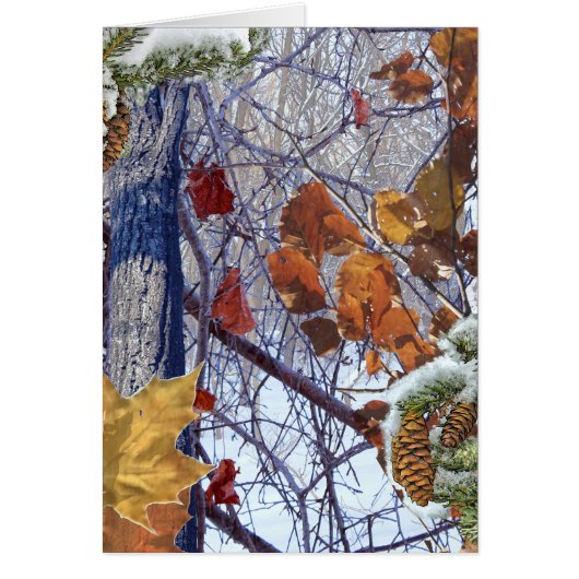 Eerste sneeuwwintercamouflage afdrukken (Voorkant)