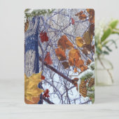 Eerste sneeuwwintercamouflage afdrukken (Staand voorkant)