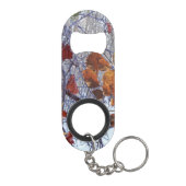 Eerste sneeuwwintercamouflage-decor sleutelhanger flessenopener (Achterkant)