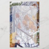 Eerste sneeuwwintercamouflage stijl briefpapier (Voorkant)