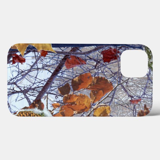 Eerste sneeuwwintercamouflage stijl Case-Mate iPhone case (Achterkant (horizontaal))