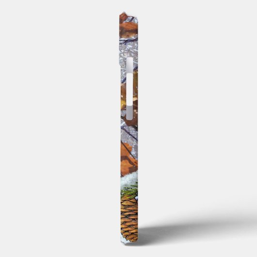 Eerste sneeuwwintercamouflage stijl Case-Mate iPhone case (Achterkant / Links)